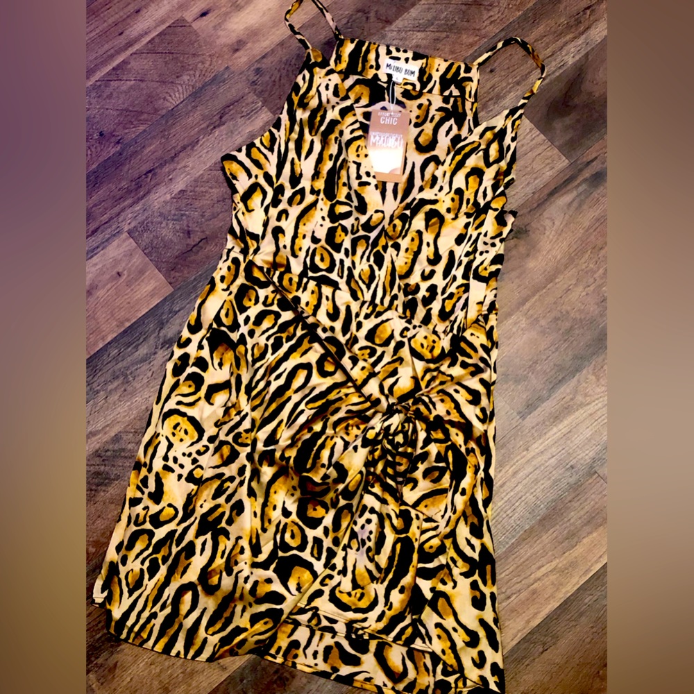 Silk Leopard Dress
